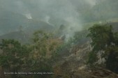 Descente du Mékong: dans le smog des brûlis..