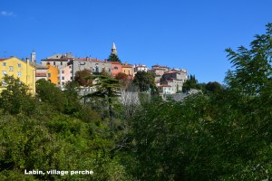 Labin, village perché
